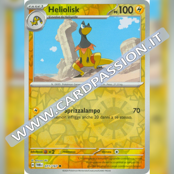 071/167 Heliolisk Reverse | Crepuscolo Mascherato