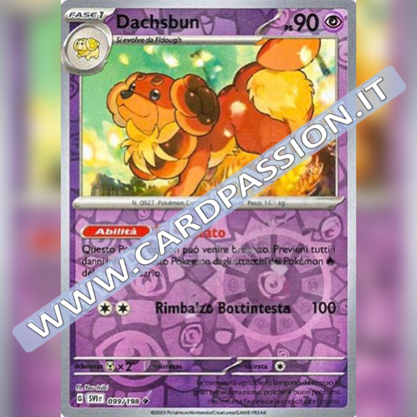 099/198 Dachsbun Reverse | Scarlatto e Violetto