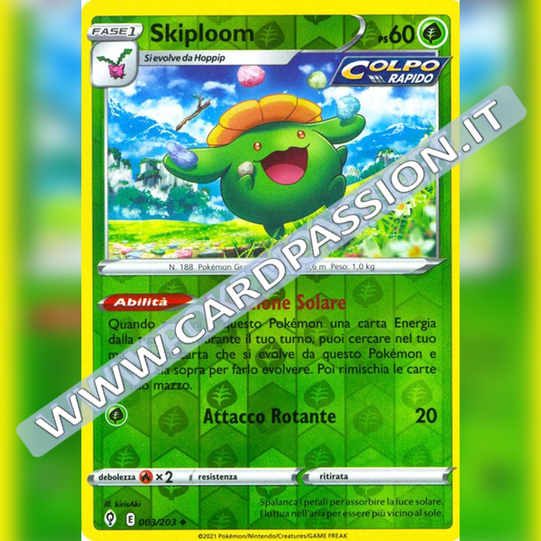 003/203 Skiploom Reverse | Evoluzioni Eteree - Card Passion