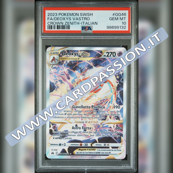 GG46/GG70 Deoxys VAstro | Zenit Regale - PSA 10