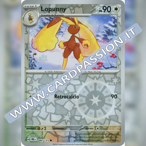 084/131 Lopunny Reverse | Evoluzioni Prismatiche