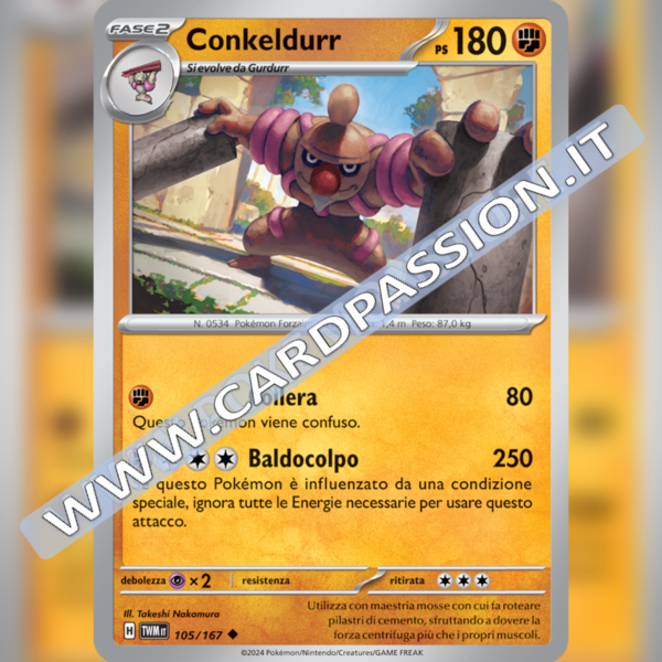 105/167 Conkeldurr | Crepuscolo Mascherato