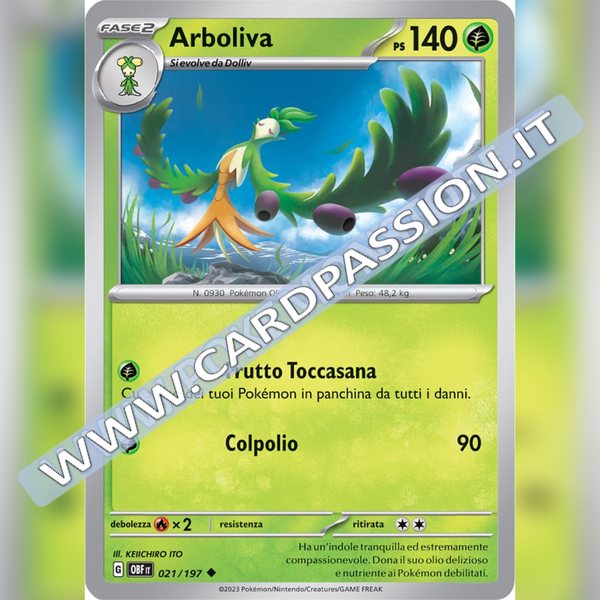 021/197 Arboliva | Ossidiana Infuocata