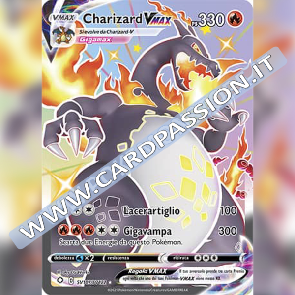 SV107/SV122 Charizard VMax Shiny | Destino Splendente - Card Passion