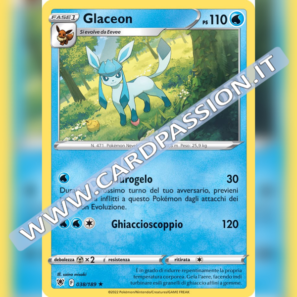 038/189 Glaceon Rara | Lucentezza Siderale - Card Passion