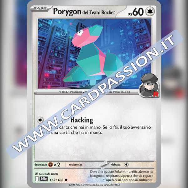 153/182 Porygon del Team Rocket | Rivali Predestinati
