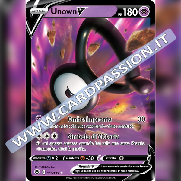 065/195 Unown V | Tempesta Argentata