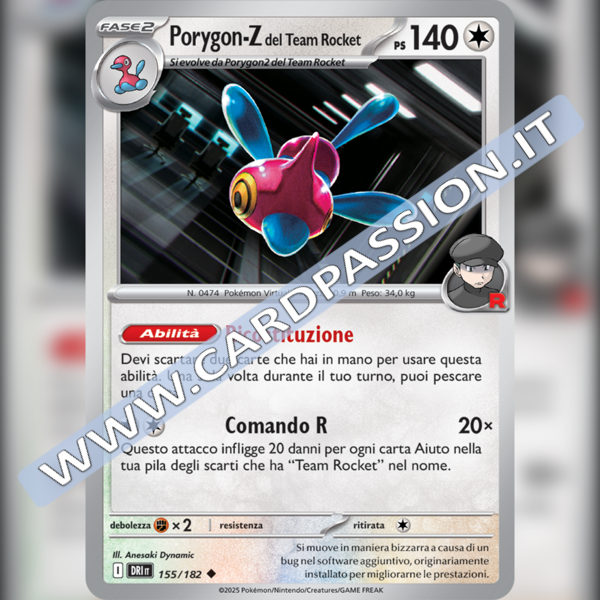 155/182 Porygon-Z del Team Rocket | Rivali Predestinati
