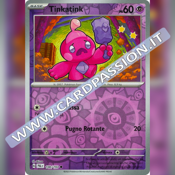 100/193 Tinkatink Reverse | Evoluzioni a Paldea