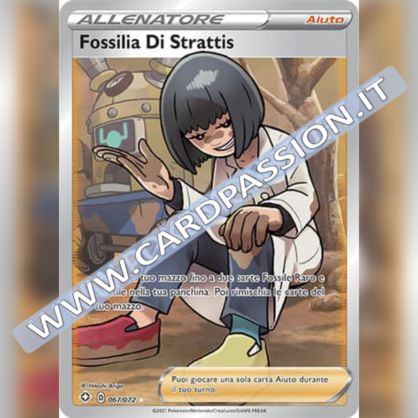 067/072 Fossilia Di Strattis Full Art - Destino Splendente - Card Passion