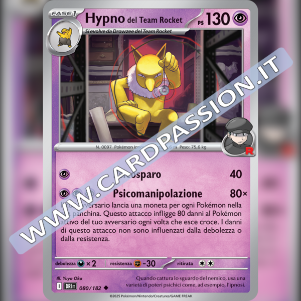 080/182 Hypno del Team Rocket | Rivali Predestinati