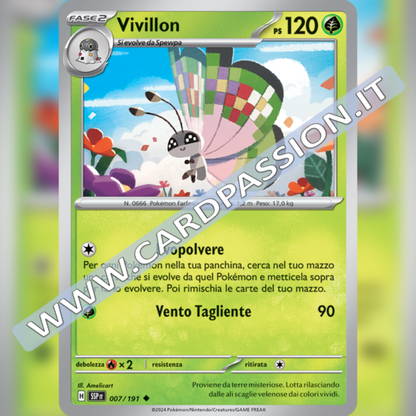 007/191 Vivillon | Scintille Folgoranti