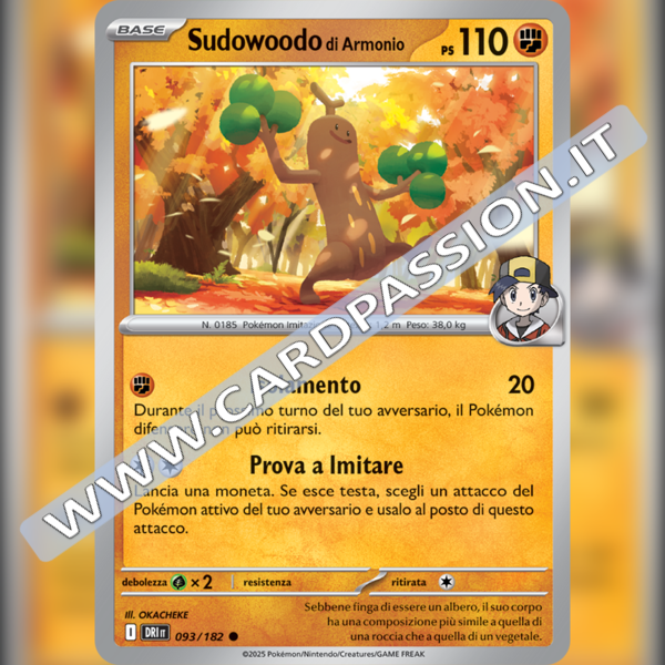 093/182 Sudowoodo di Armonio | Rivali Predestinati
