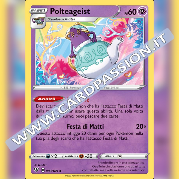 083/189 Polteageist Non Comune | Fiamme Oscure - Card Passion