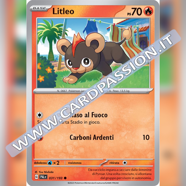 031/193 Litleo | Evoluzioni a Paldea