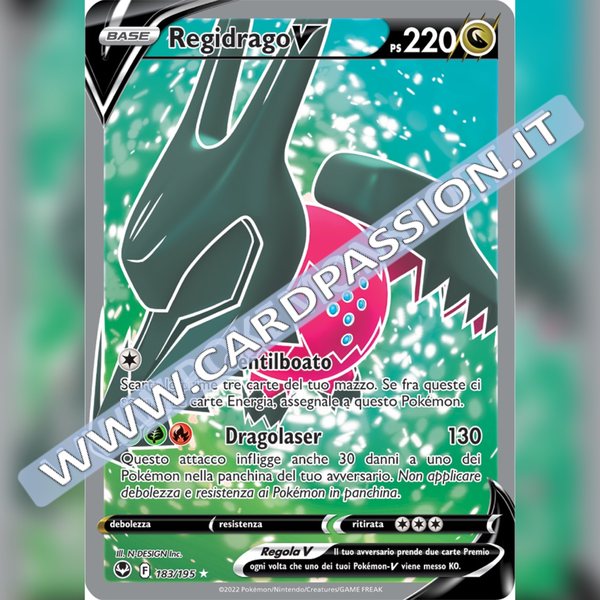 183/195 Regidrago V (Full Art) | Tempesta Argentata
