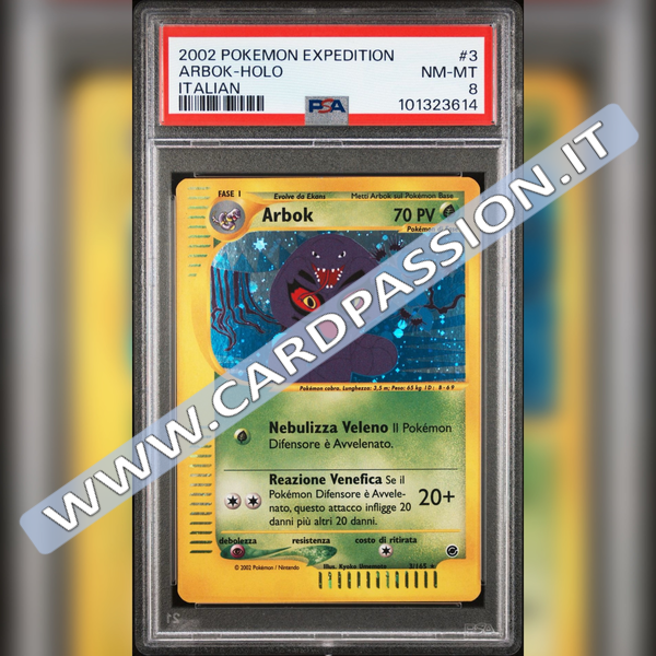 3/165 Arbok Holo | Expedition - PSA 8