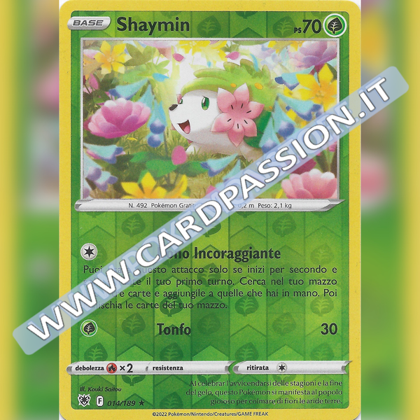 014/189 Shaymin Rara Reverse | Lucentezza Siderale - Card Passion