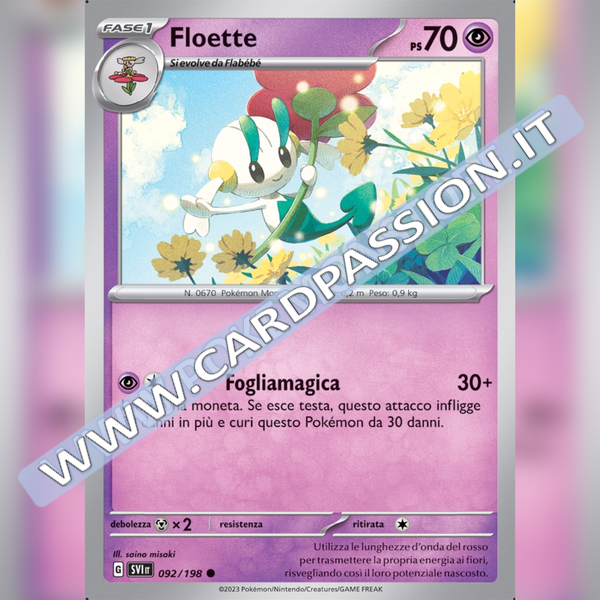 092/198 Floette | Scarlatto e Violetto