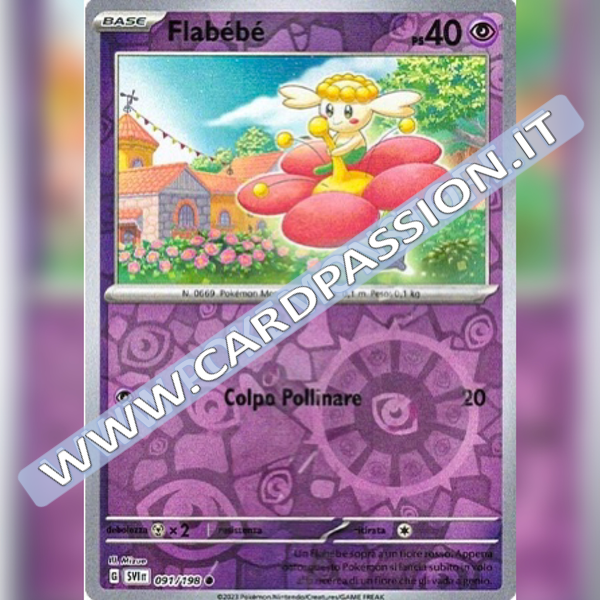 091/198 Flabebe Reverse | Scarlatto e Violetto