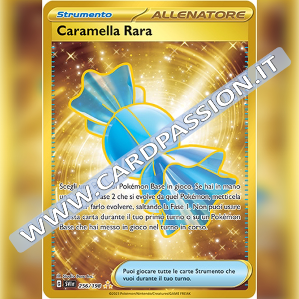 256/198 Caramella Rara Gold | Scarlatto e Violetto