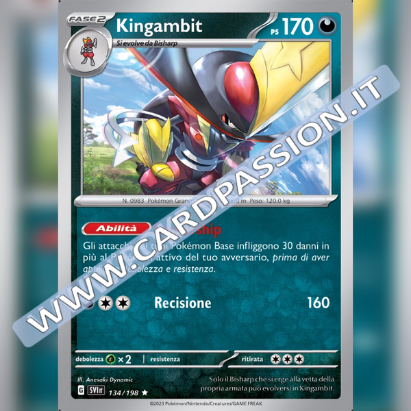 134/198 Kingambit Holo | Scarlatto e Violetto