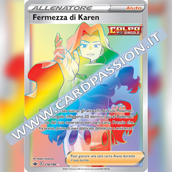 216/198 Fermezza di Karen Hyper | Regno Glaciale - Card Passion
