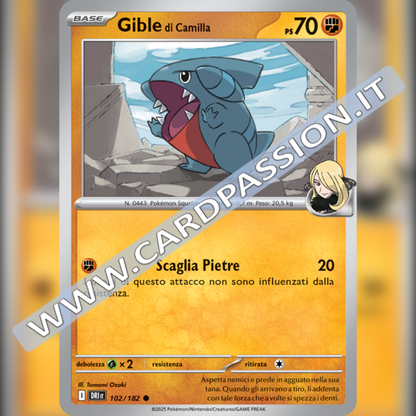 102/182 Gible di Camilla | Rivali Predestinati