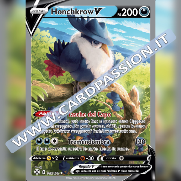 162/172 Honchkrow V (Full Alternative Art) | Astri Lucenti - Card Passion