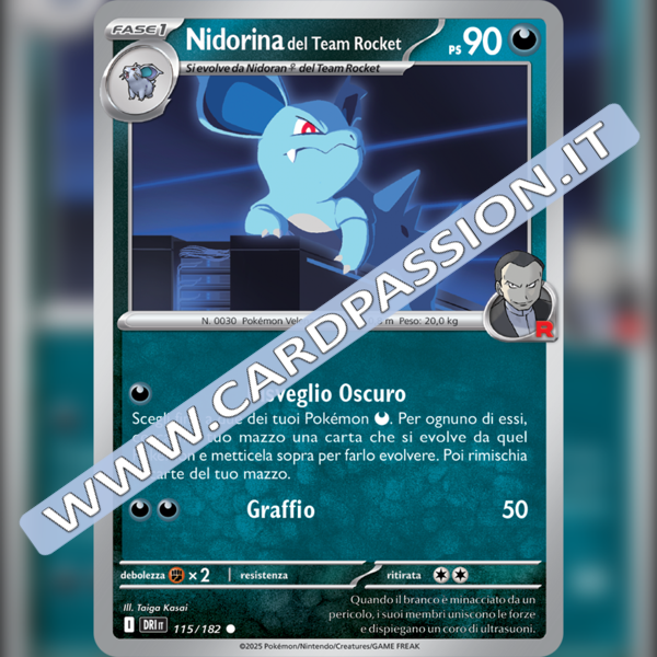 115/182 Nidorina del Team Rocket | Rivali Predestinati