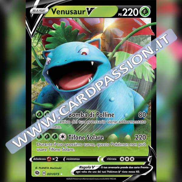 001/073 Venusaur V | Futuri Campioni - Card Passion
