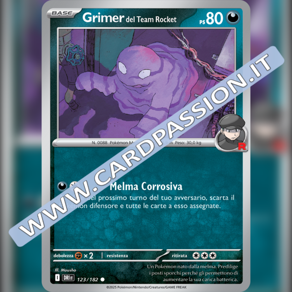 123/182 Grimer del Team Rocket | Rivali Predestinati