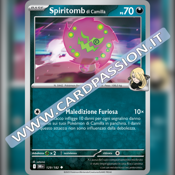 129/182 Spiritomb di Camilla | Rivali Predestinati
