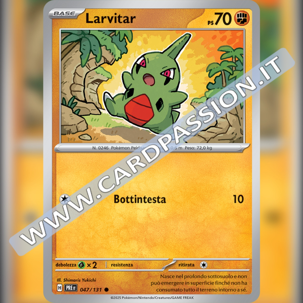 047/131 Larvitar | Evoluzioni Prismatiche