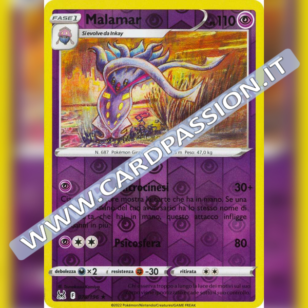 078/196 Malamar Reverse | Origine Perduta - Card Passion