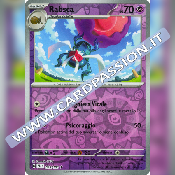 099/193 Rabsca Reverse | Evoluzioni a Paldea
