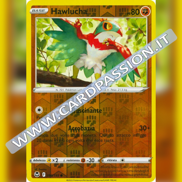 098/195 Hawlucha Reverse | Tempesta Argentata