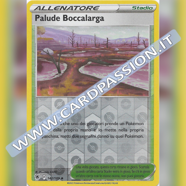 142/189 Palude Boccalarga Non Comune Reverse | Lucentezza Siderale - Card Passion