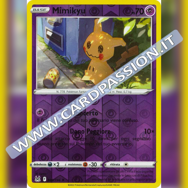 080/196 Mimikyu Reverse | Origine Perduta - Card Passion