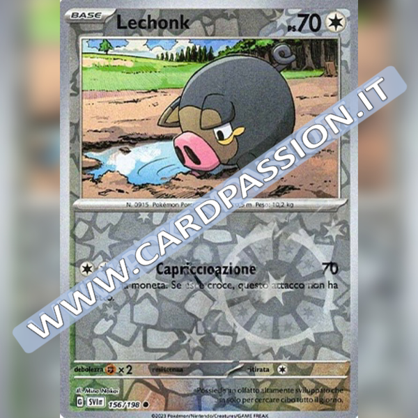 156/198 Lechonk Reverse | Scarlatto e Violetto