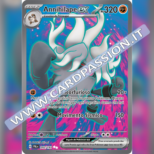 242/193 Annihilape ex (Full Art) | Evoluzioni a Paldea