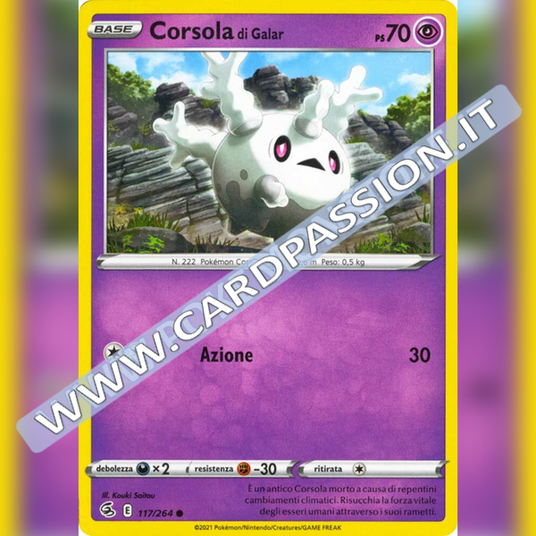 117/264 Corsola di Galar | Colpo Fusione - Card Passion
