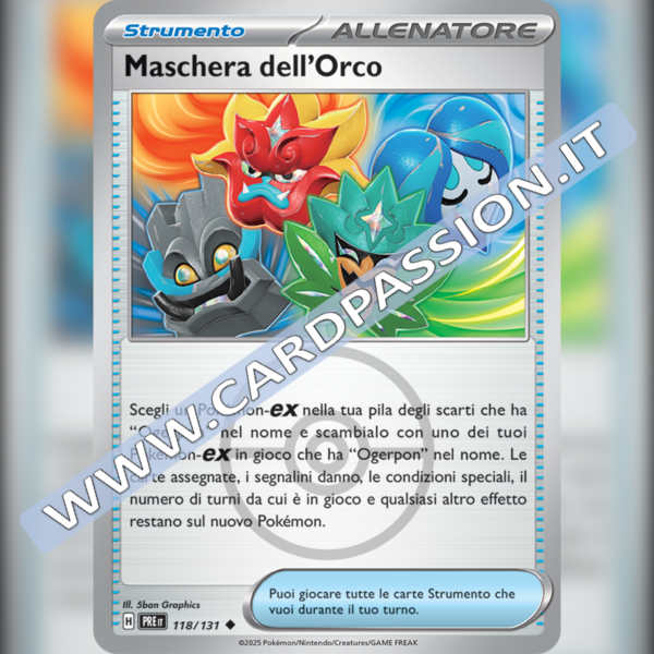 118/131 Maschera dell'Orco Poke Ball Reverse | Evoluzioni Prismatiche
