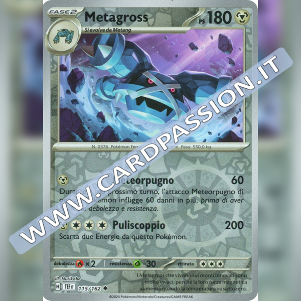 115/162 Metagross Reverse | Cronoforze