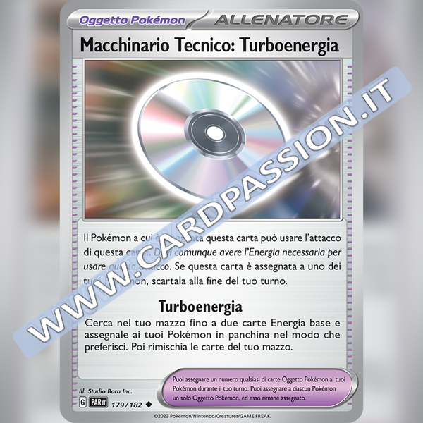 179/182 Macchinario Tecnico Turboenergia | Paradosso Temporale