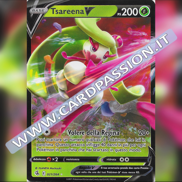 021/264 Tsareena V | Colpo Fusione - Card Passion