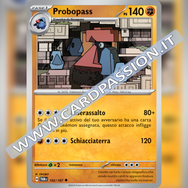 102/167 Probopass | Crepuscolo Mascherato