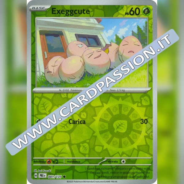 001/131 Exeggcute Reverse | Evoluzioni Prismatiche