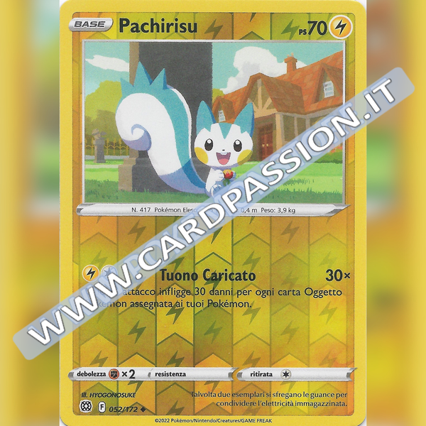 052/172 Pachirisu Reverse | Astri Lucenti - Card Passion