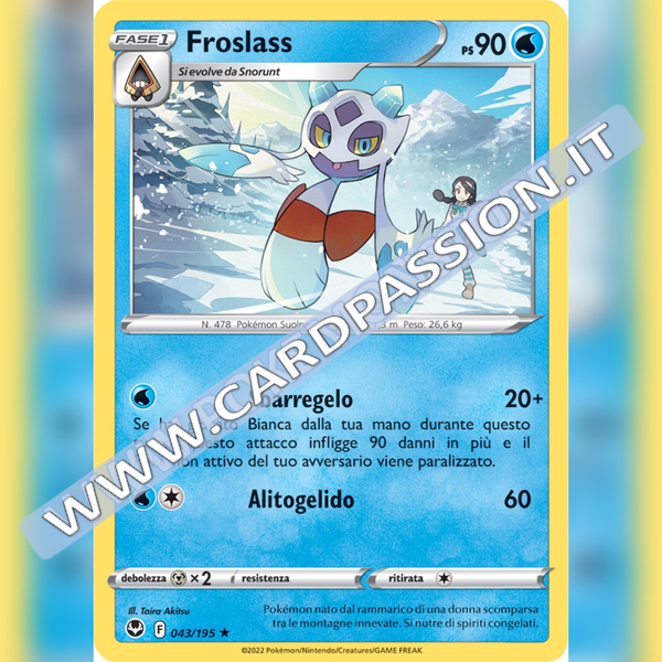 043/195 Froslass | Tempesta Argentata